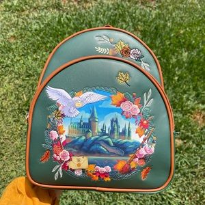 Harry Potter Hogwarts Floral Wreath Mini Backpack